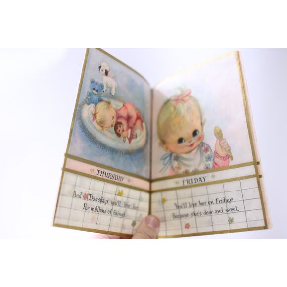 New Daughter, Cute Baby Girls, Week Days, Love Messages, Used - Picture 3 of 4